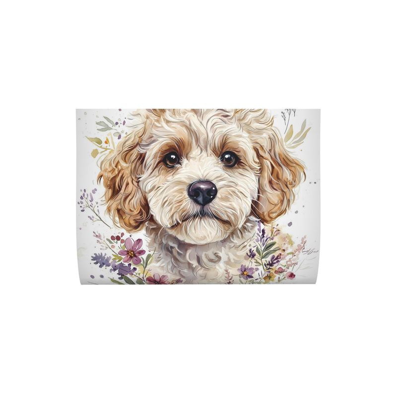 Cockapoo Watercolour Cushion — Various sizes