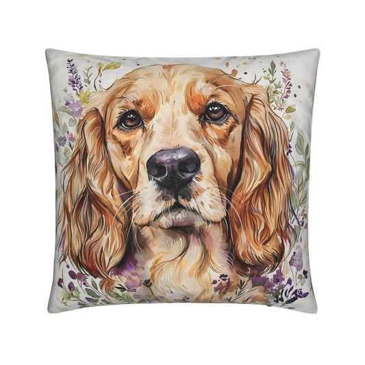 Cocker Spaniel Watercolour Cushion Cover — various sizes
