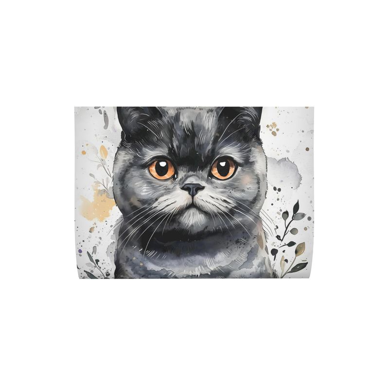 British Shorthair Watercolour Cushion Cover — Various sozes