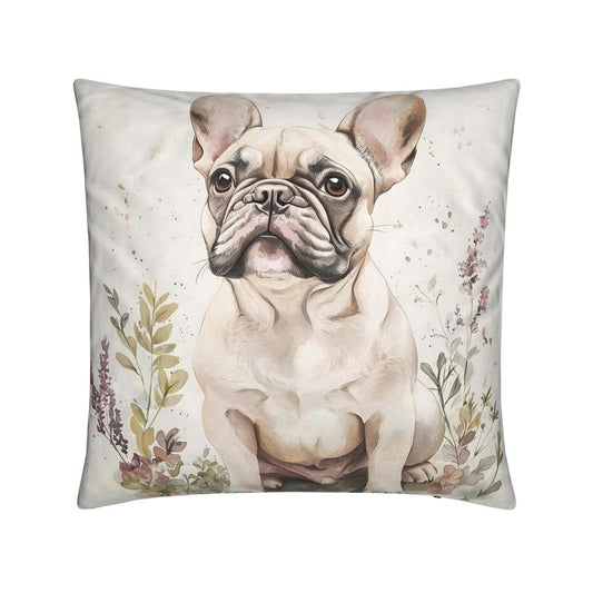 French Bulldog Watercolour Cushion Cover — Various sizes