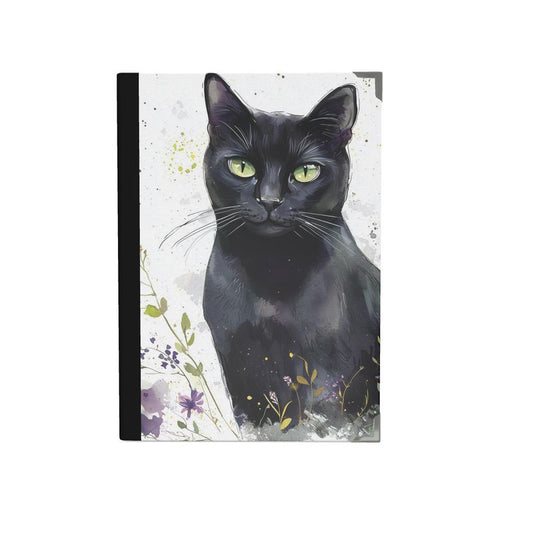 Black Cat Watercolour Journal — Hardback A5