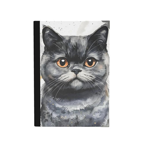 British Shorthair Watercolour Journal — Hardback A5