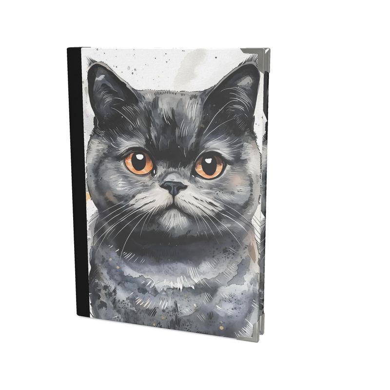 British Shorthair Watercolour Journal — Hardback A5