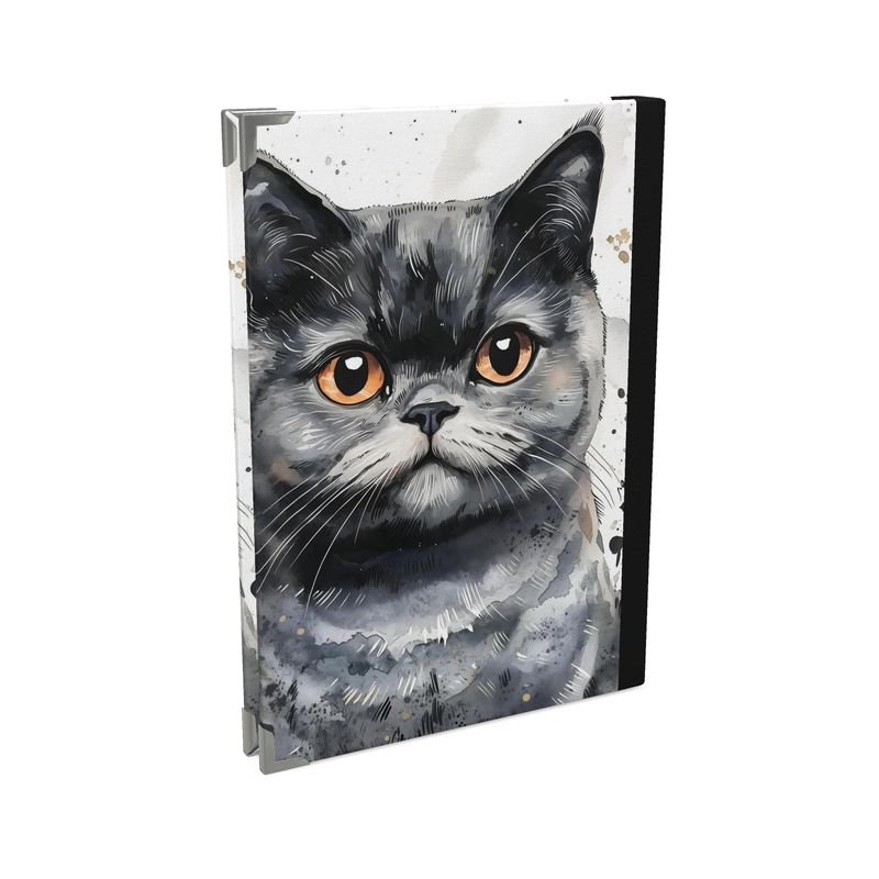 British Shorthair Watercolour Journal — Hardback A5