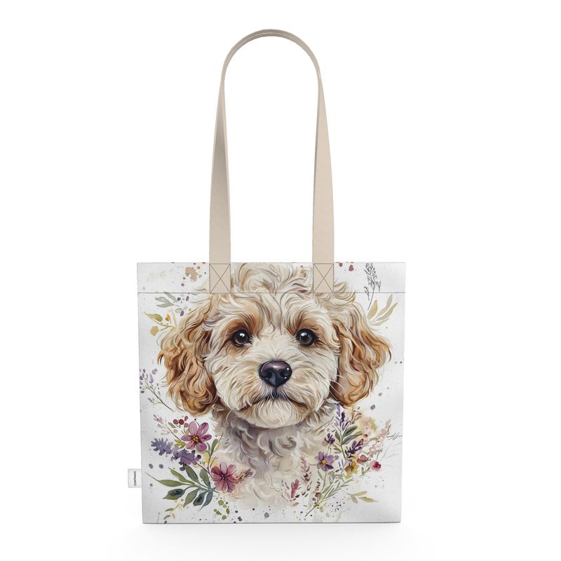 Cockapoo Watercolour Tote Bag — Canvas